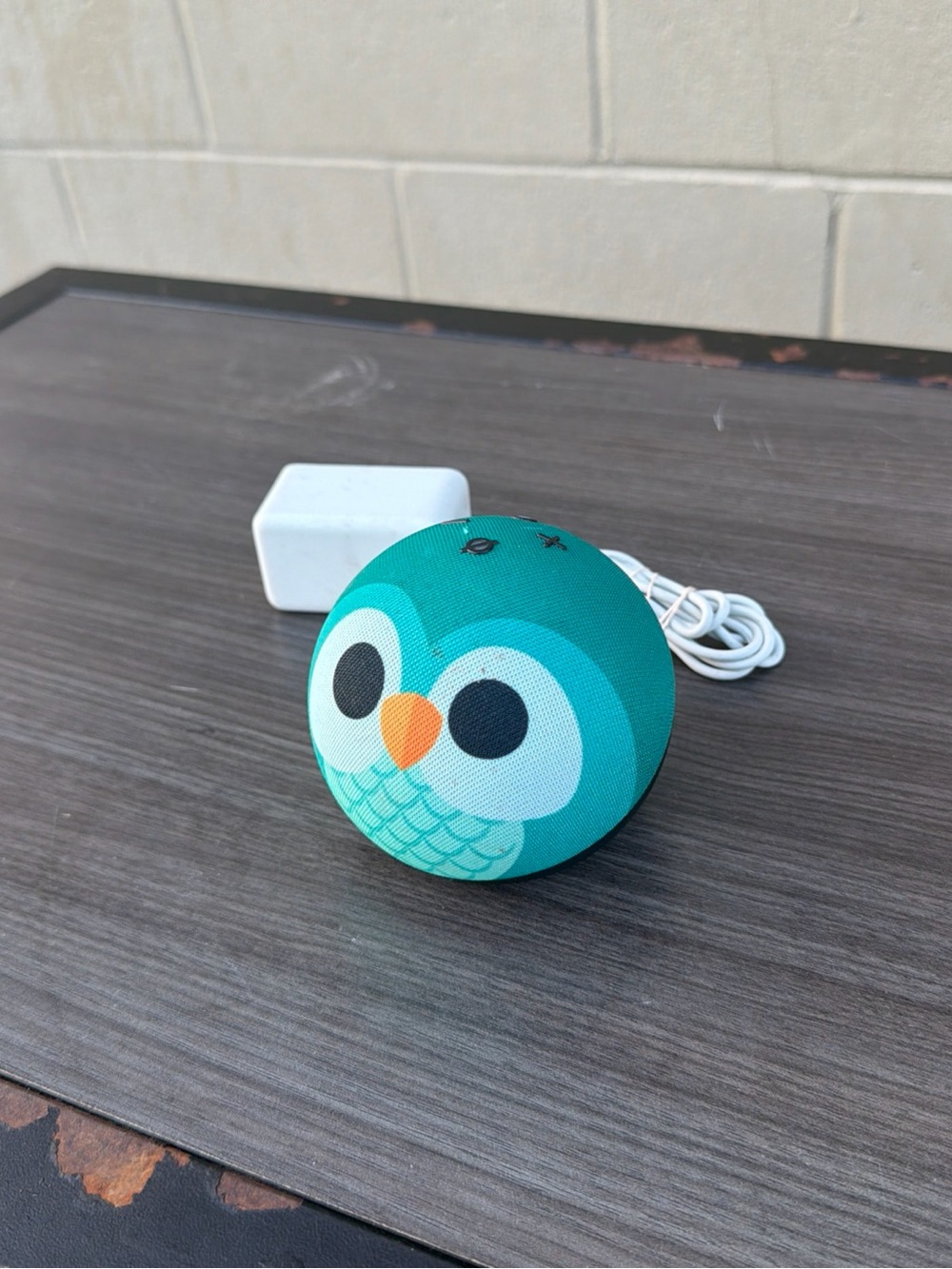 Amazon Echo Dot Kids Edition 5th Gen. Smart Speaker Owl No Power Cord Works